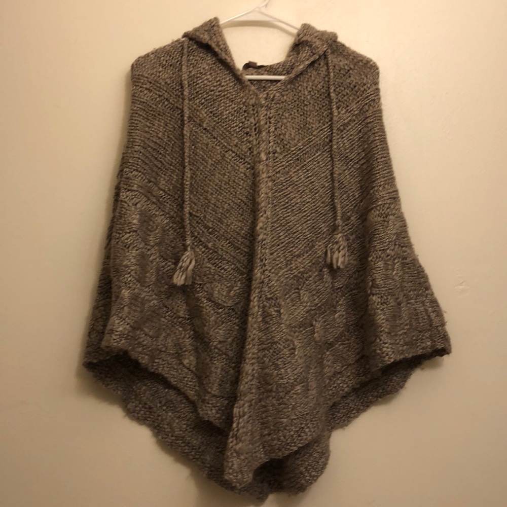 Cozy Sweater Poncho